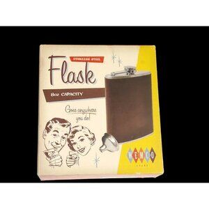 Collectable Vintage Wemco Flask Stainless Steel 8oz Capacity